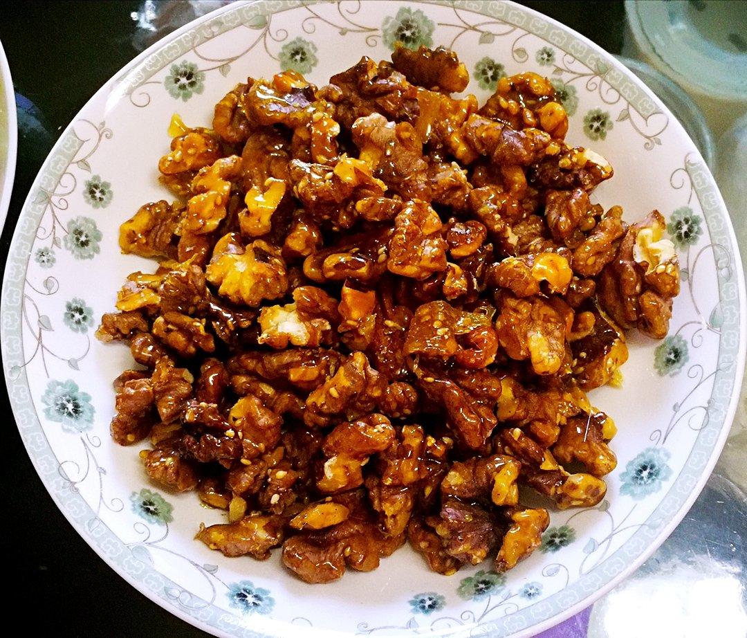 【琥珀核桃仁】冰糖无油不粘手