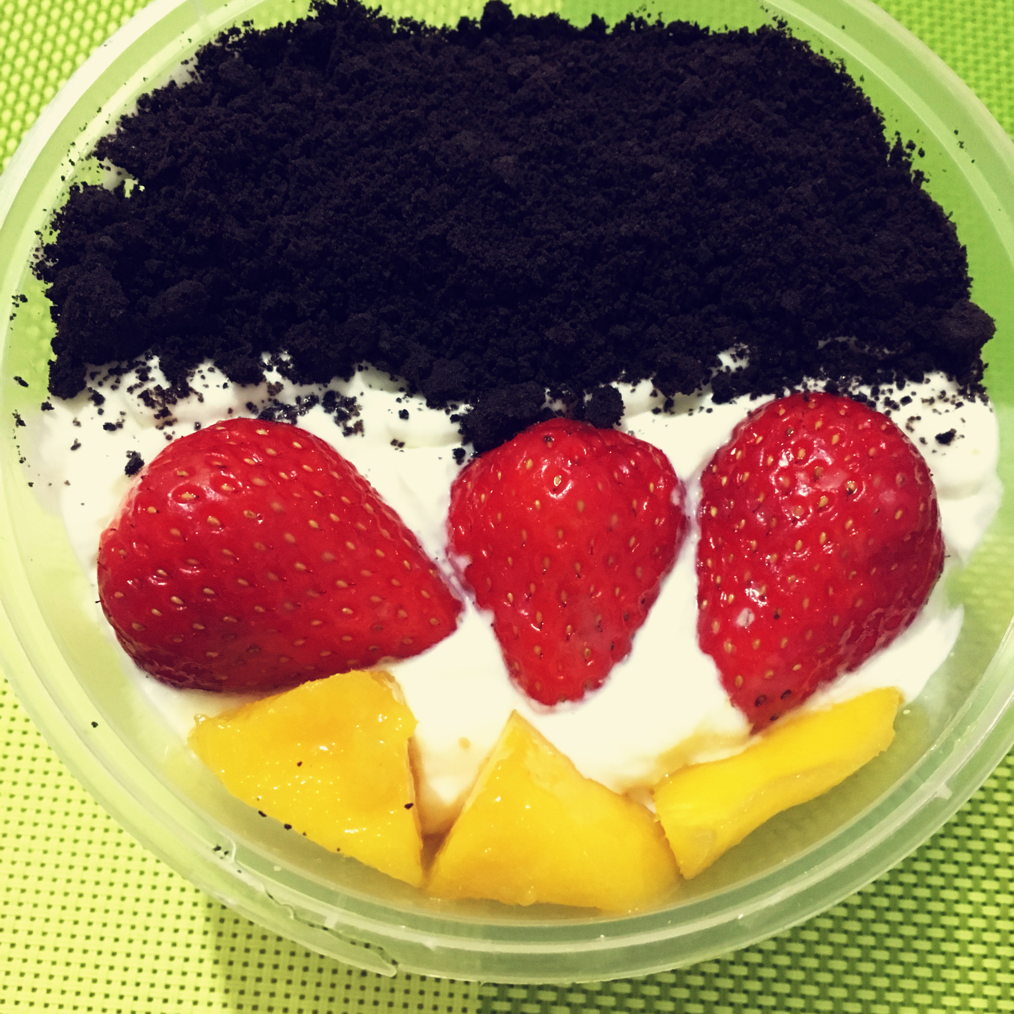 简单快手的便当饭盒水果盒子蛋糕