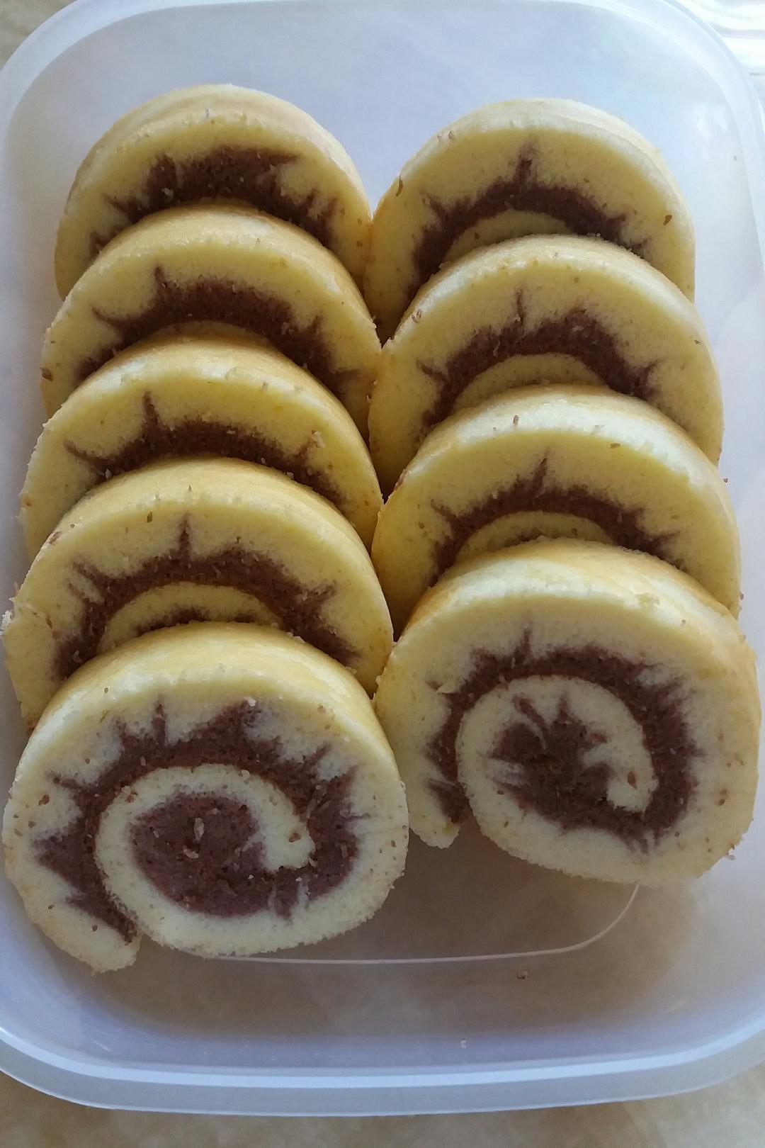 可可旋风蛋糕卷（视频）
