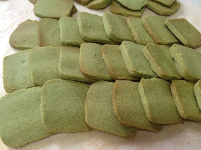 圣诞树饼干（抹茶炼乳脆饼）