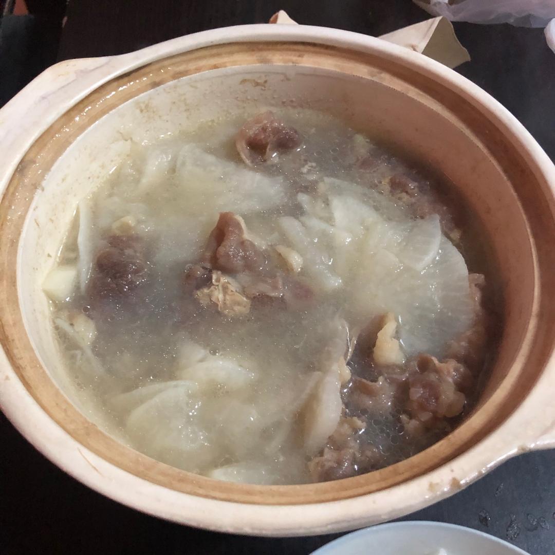 董太的私房菜--白萝卜涮羊肉片