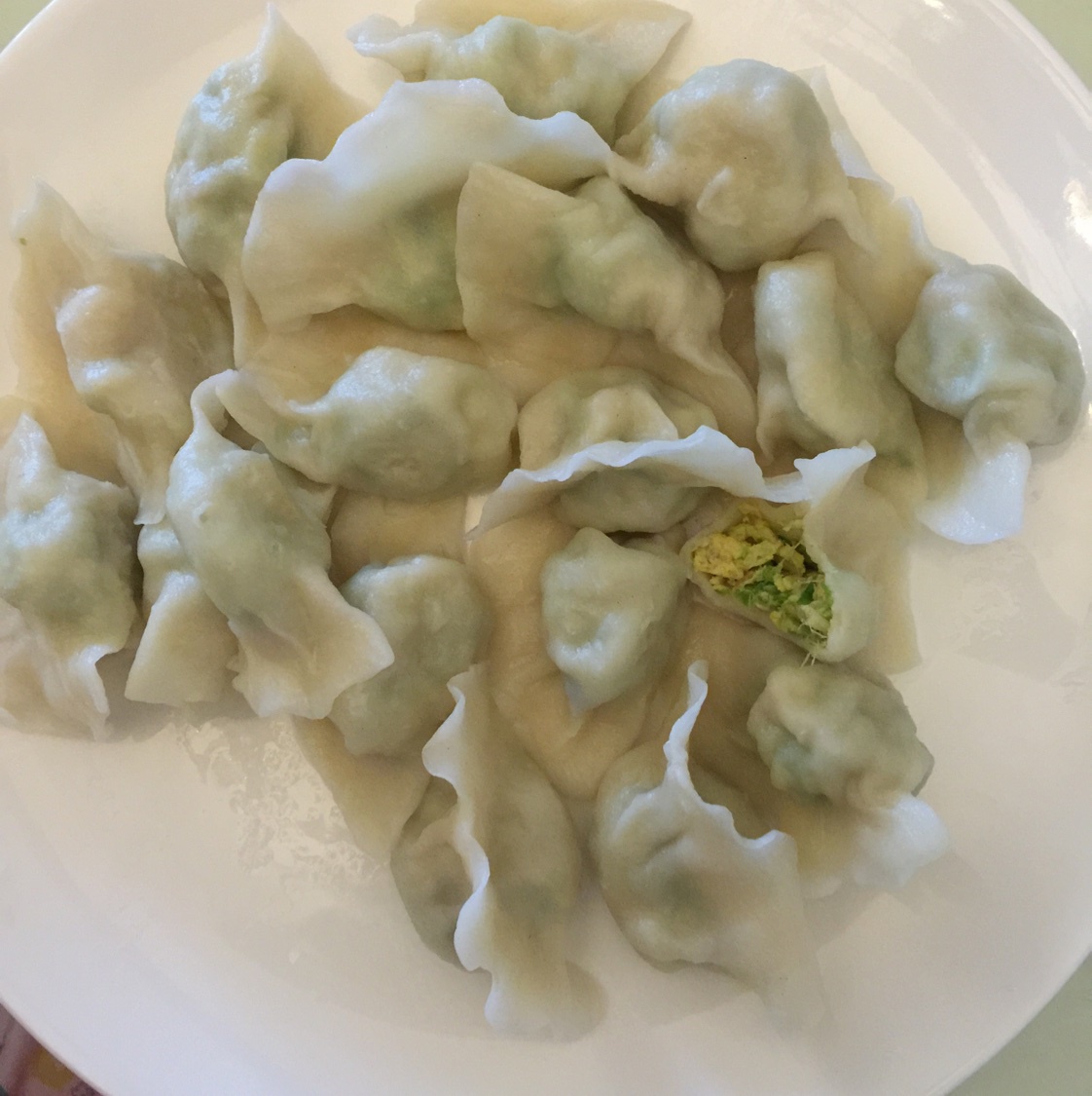 西葫芦鸡蛋虾皮饺子