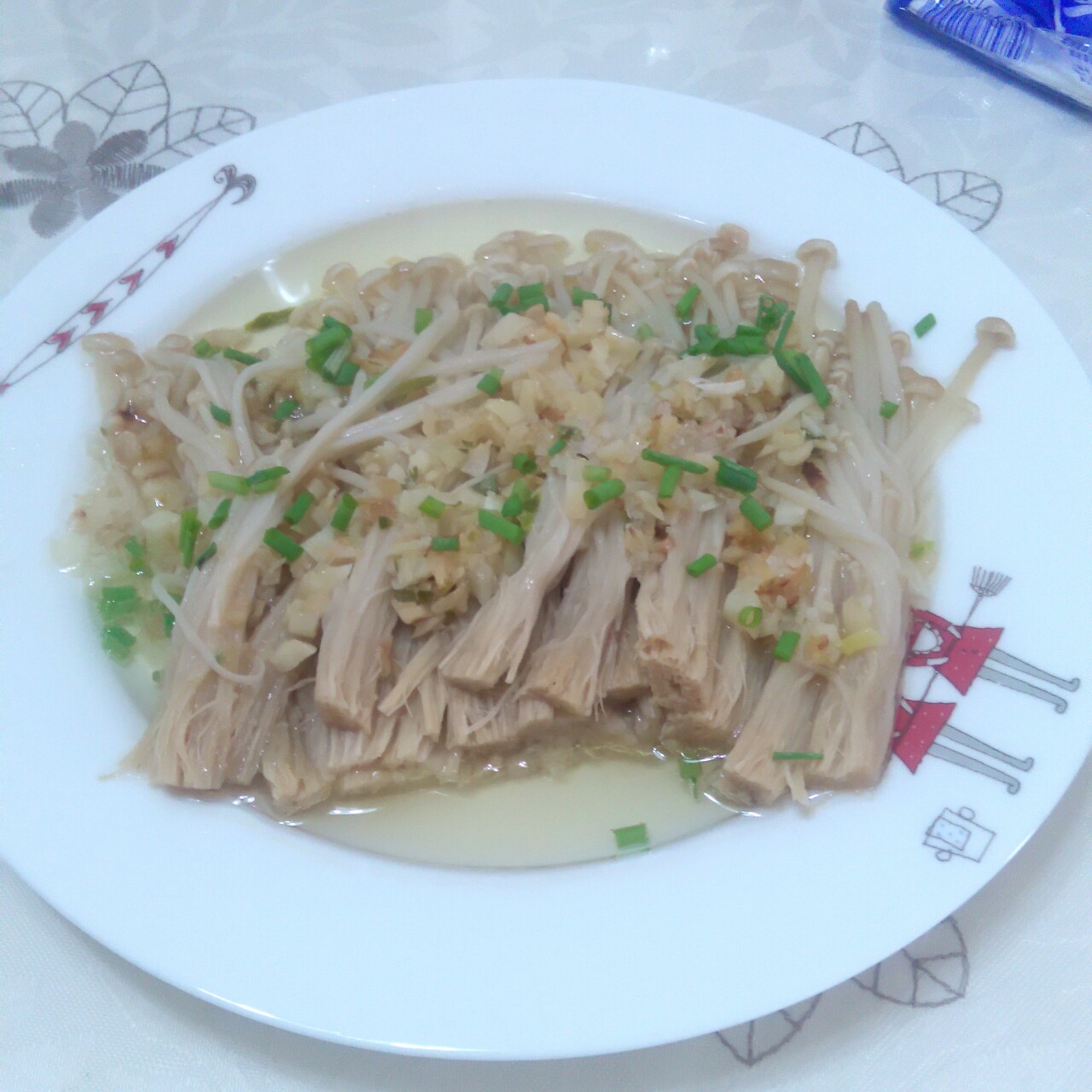 蒜蓉蒸金针菇