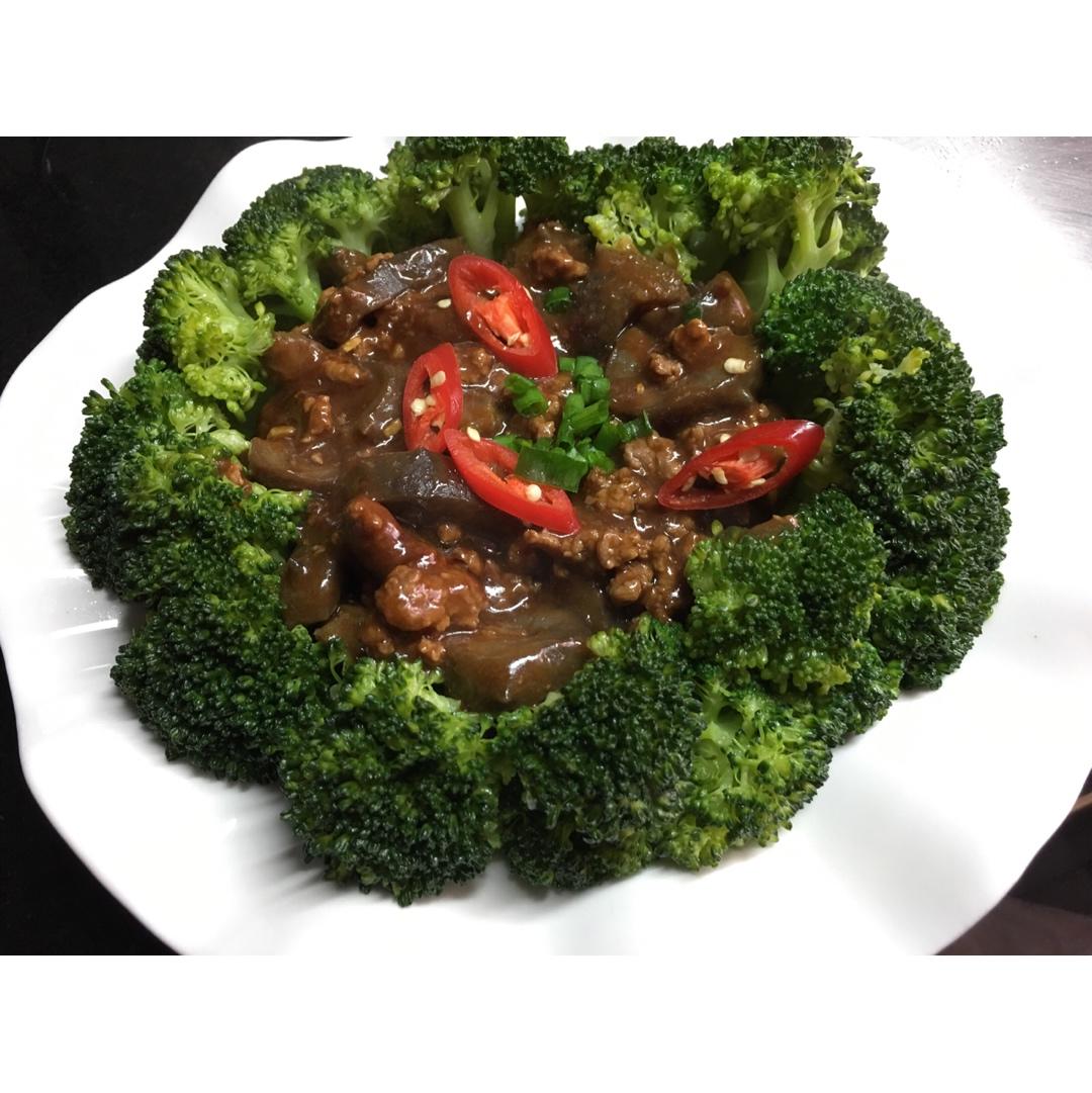 肉末烧海参