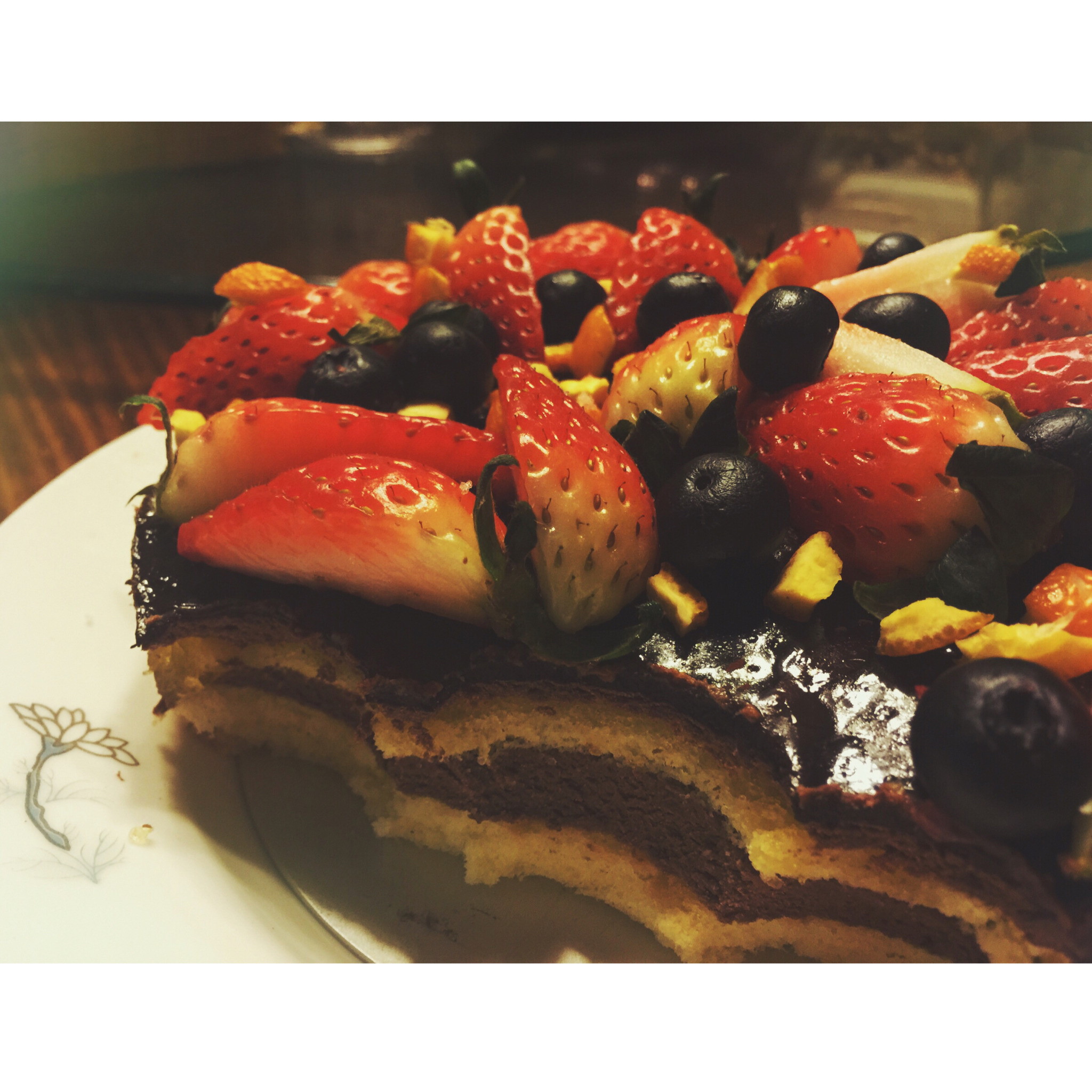 #拼颜值 也拼实力# Sunset Choco-橙子巧克力慕斯蛋糕