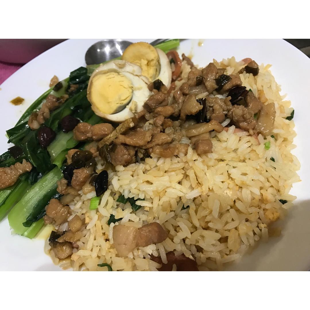 洋葱酥卤肉饭