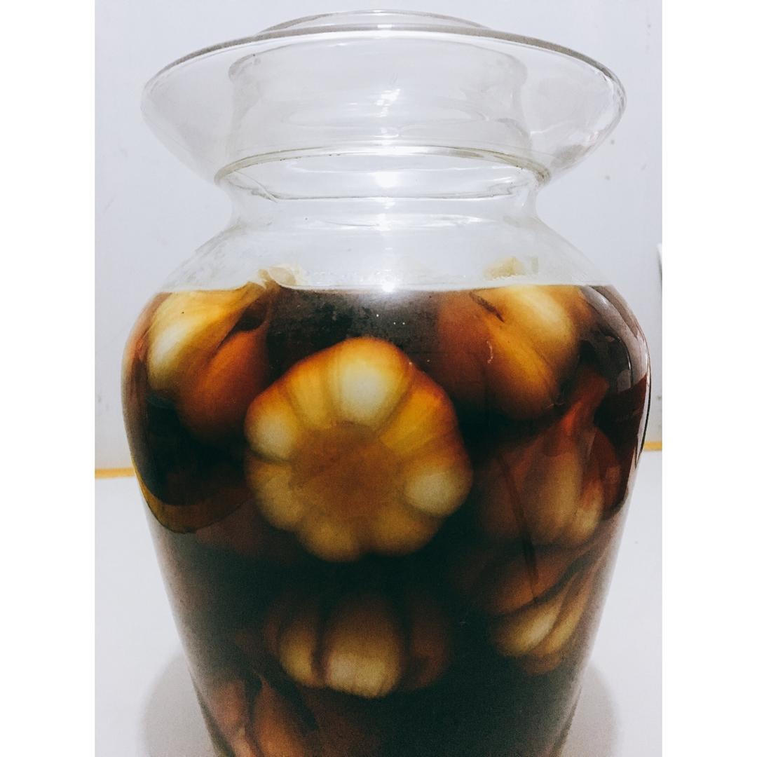 腌甜蒜糖蒜
