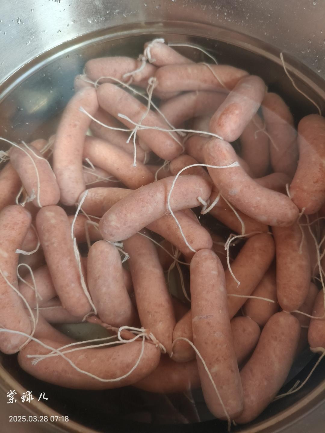 自制猪肉小烤肠