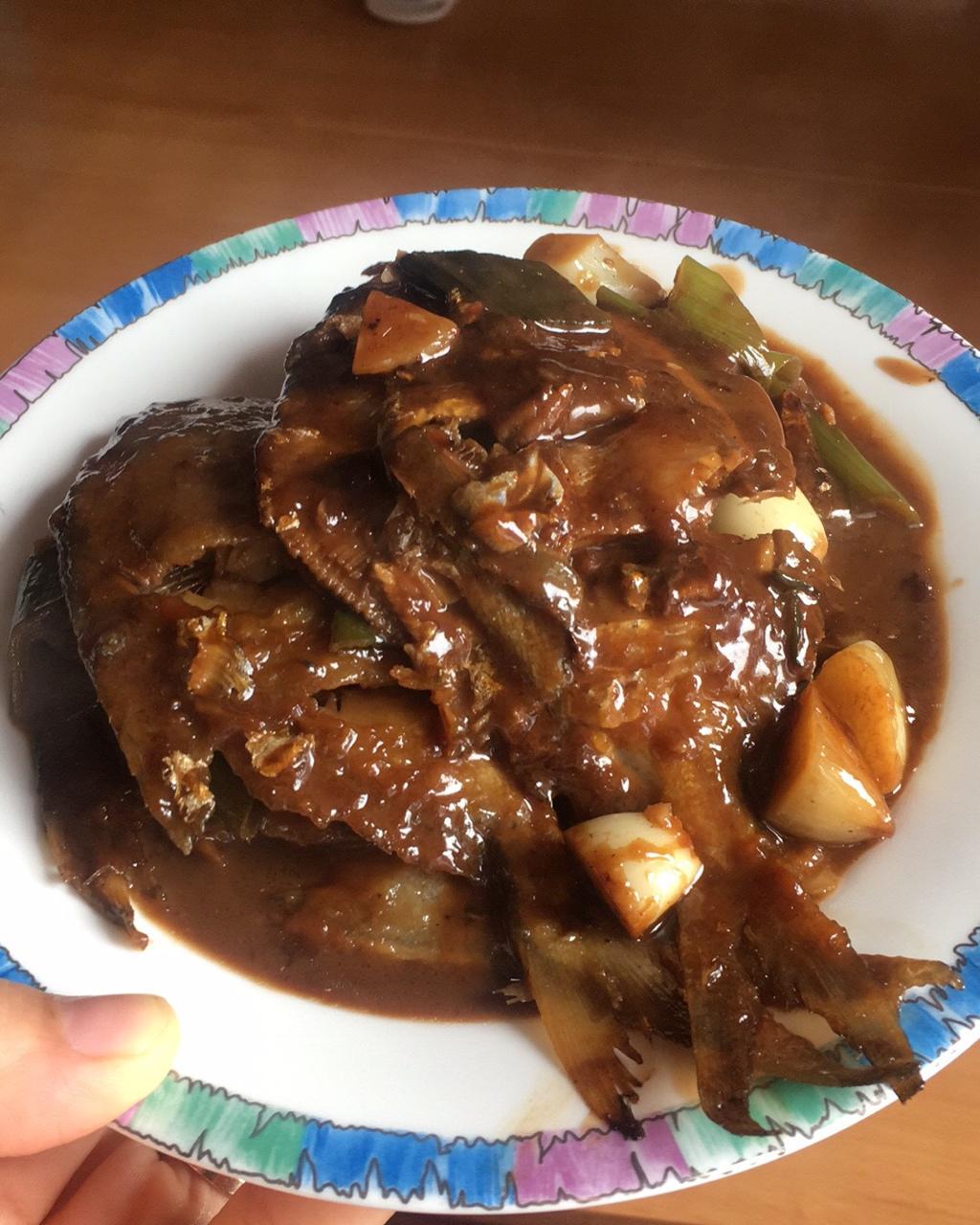 红烧金鲳鱼