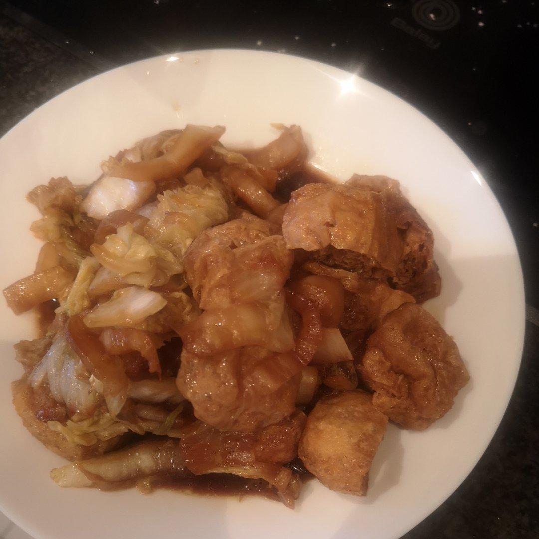 超下饭白菜油豆腐