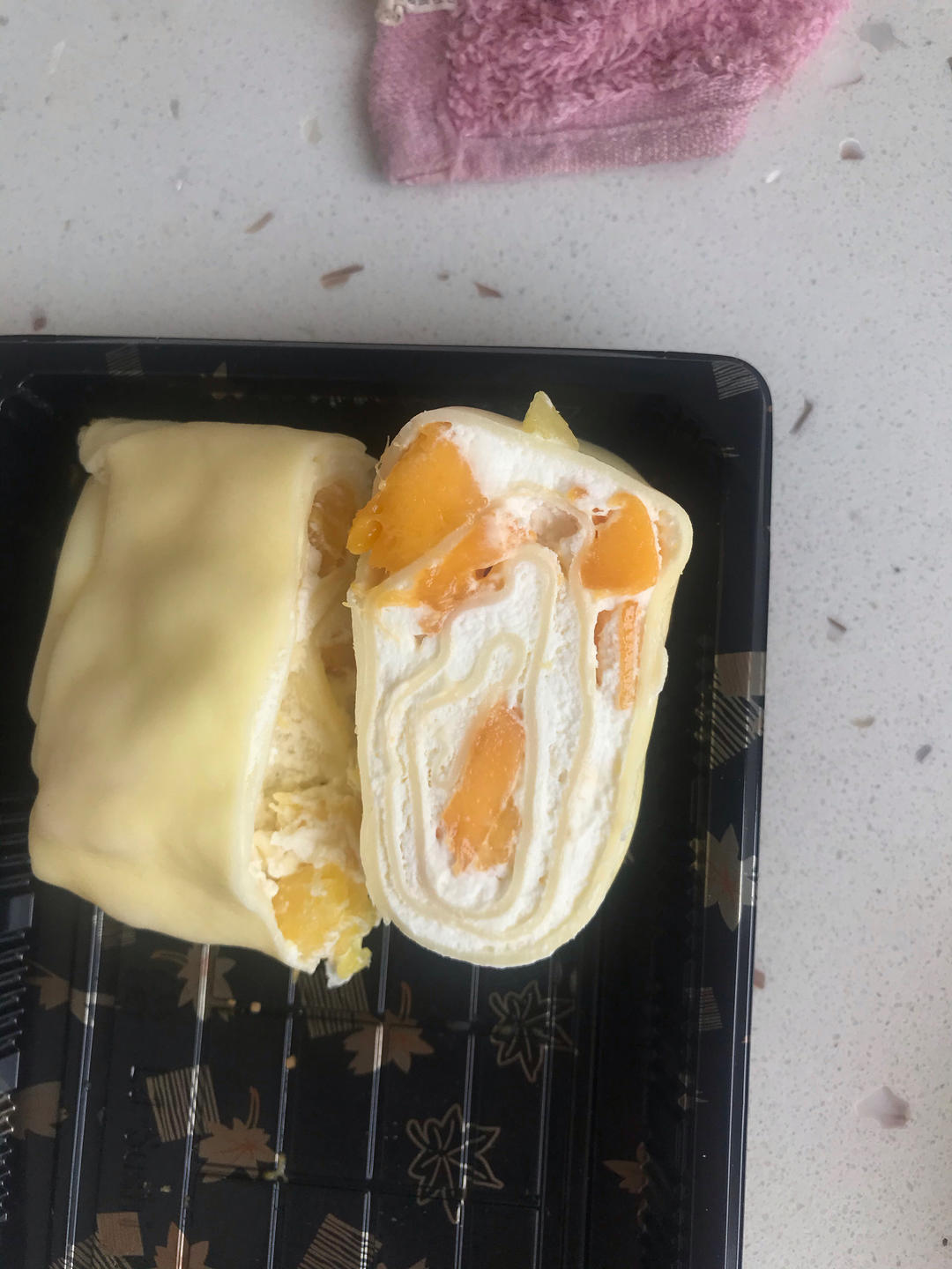 一次成功❗️平底锅就能做🍳巨好吃毛巾卷