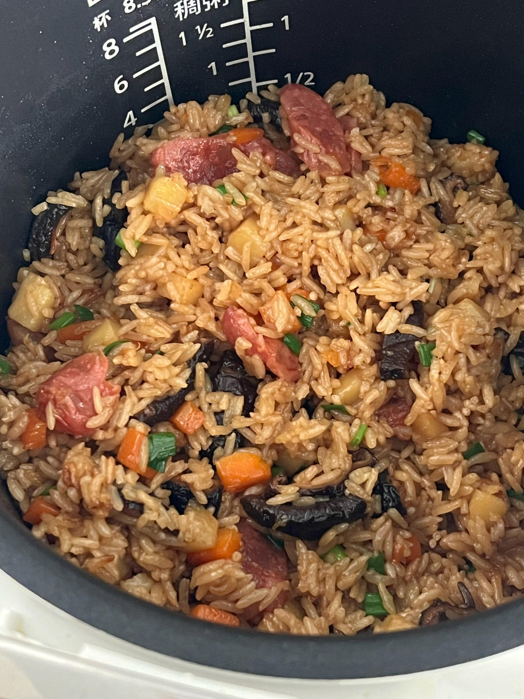 腊肠煲仔饭（电饭锅版）