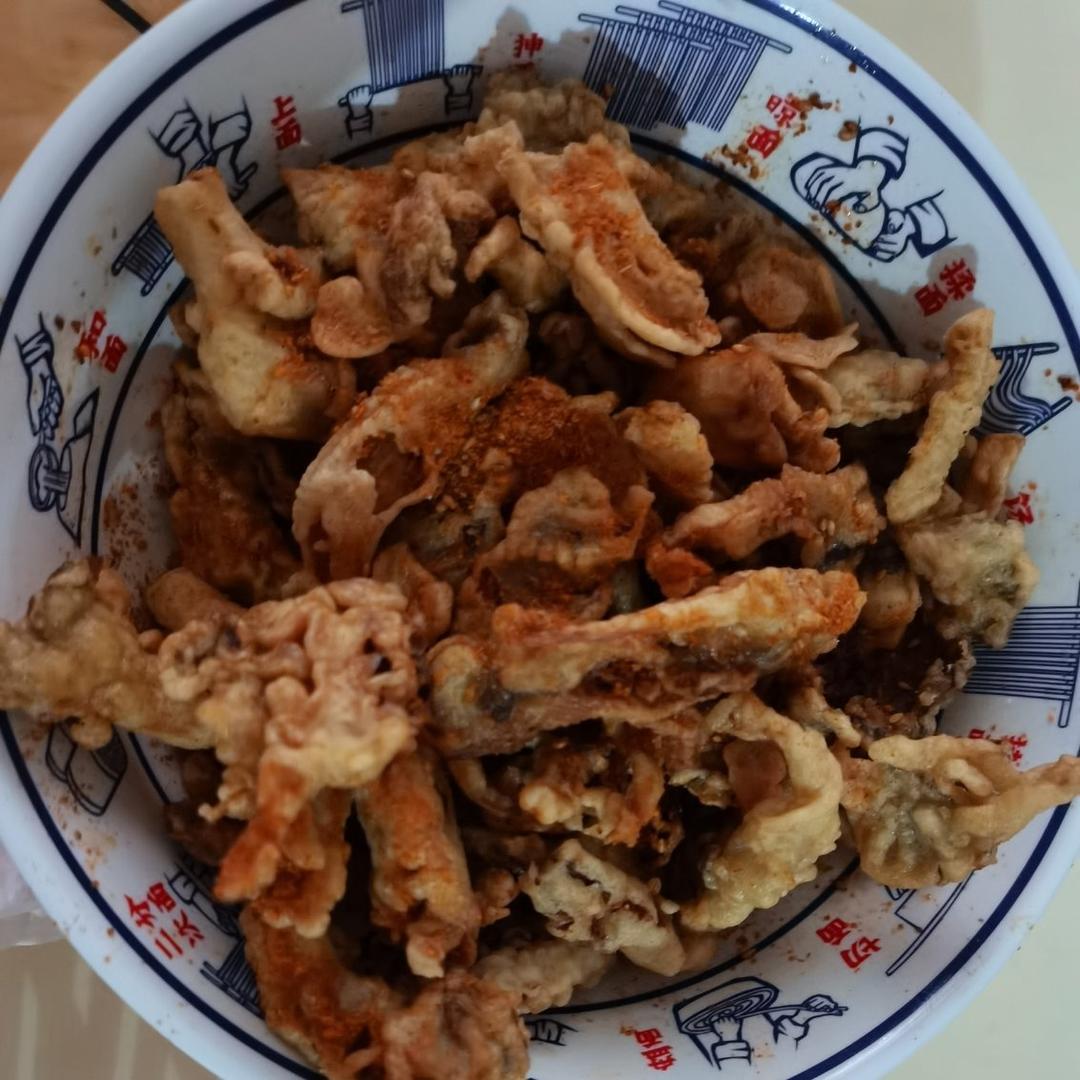 干炸蘑菇