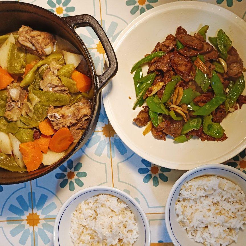 干豆豉尖辣椒炒风干肠