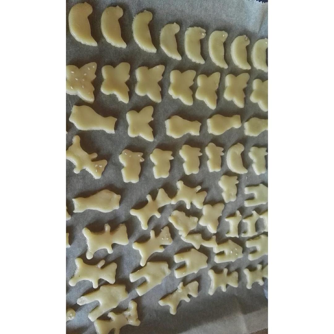 卡通黄油饼干