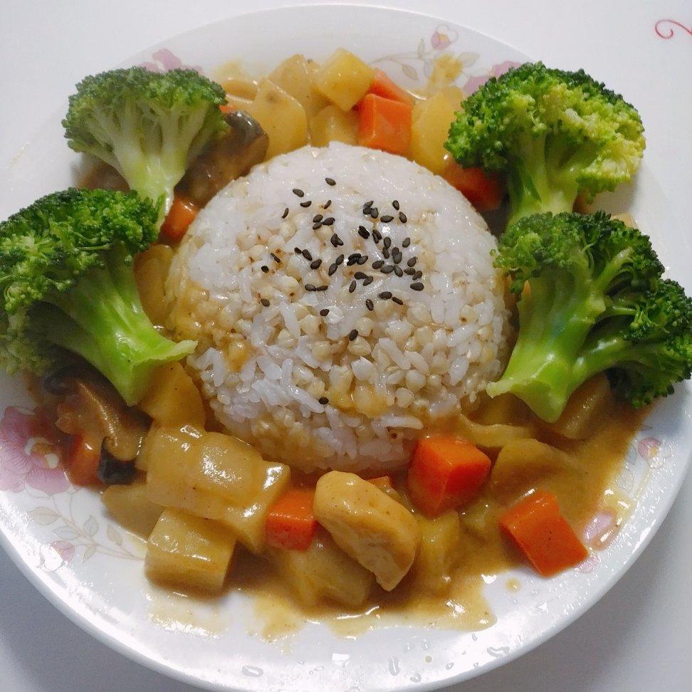 咖喱鸡饭