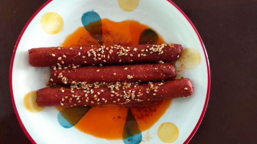 童年味道|油炸火腿肠