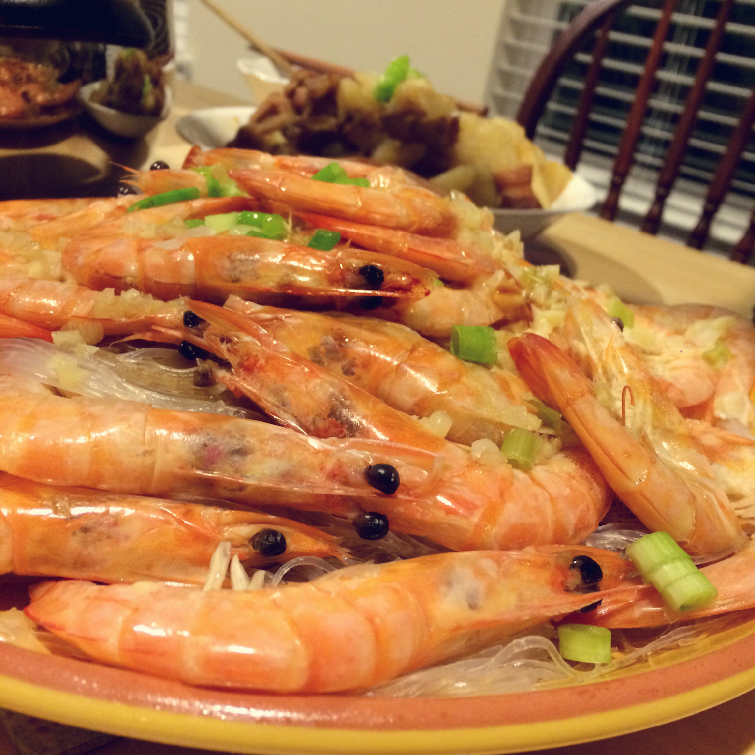 蒜蓉粉丝蒸虾