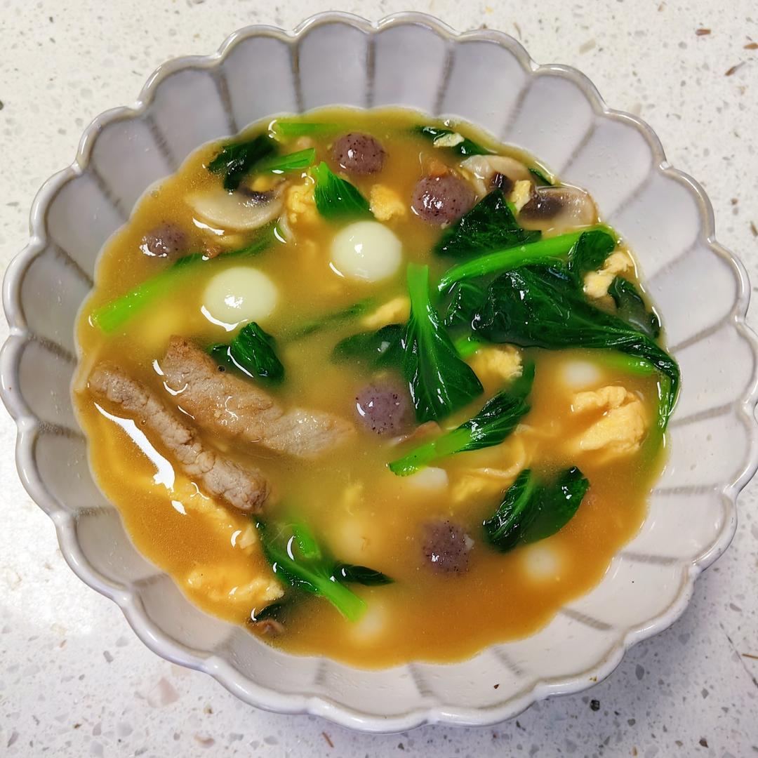 快手早餐～汤水圆子