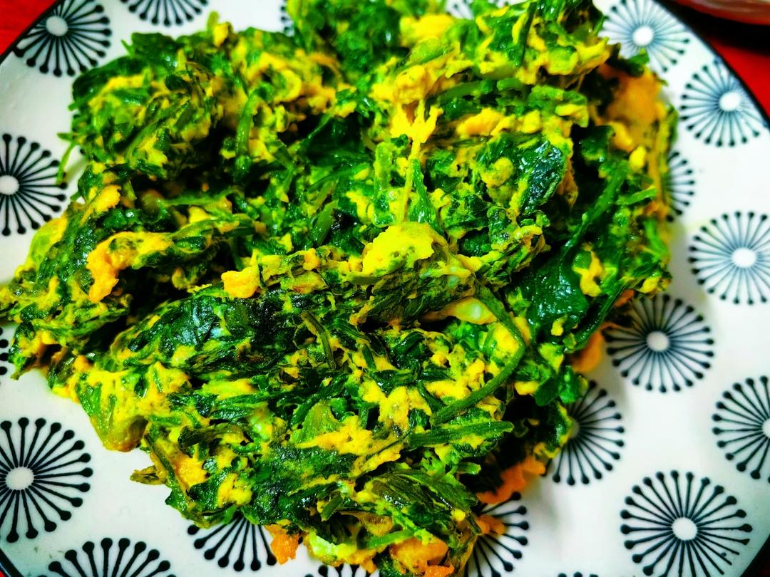 荠菜炒鸡蛋（春天的味道）