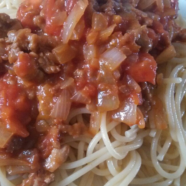 番茄肉酱意大利面