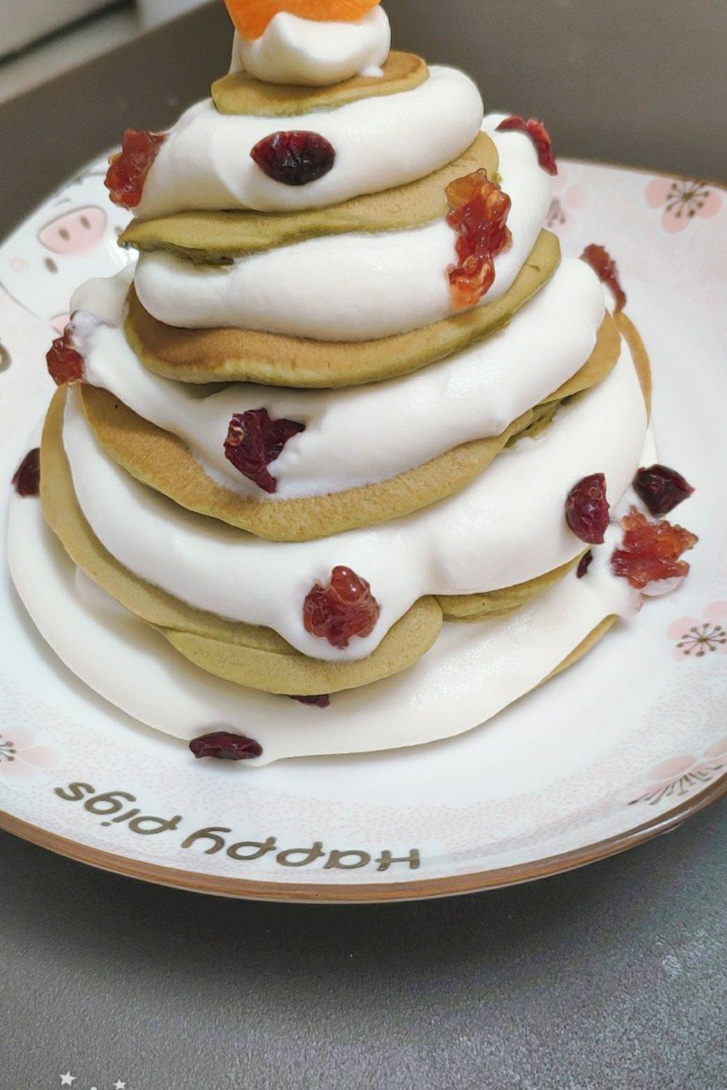 圣诞树松饼