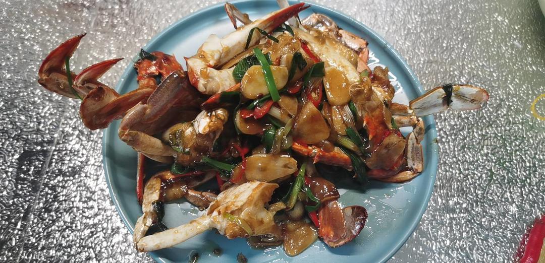 香爆梭子蟹