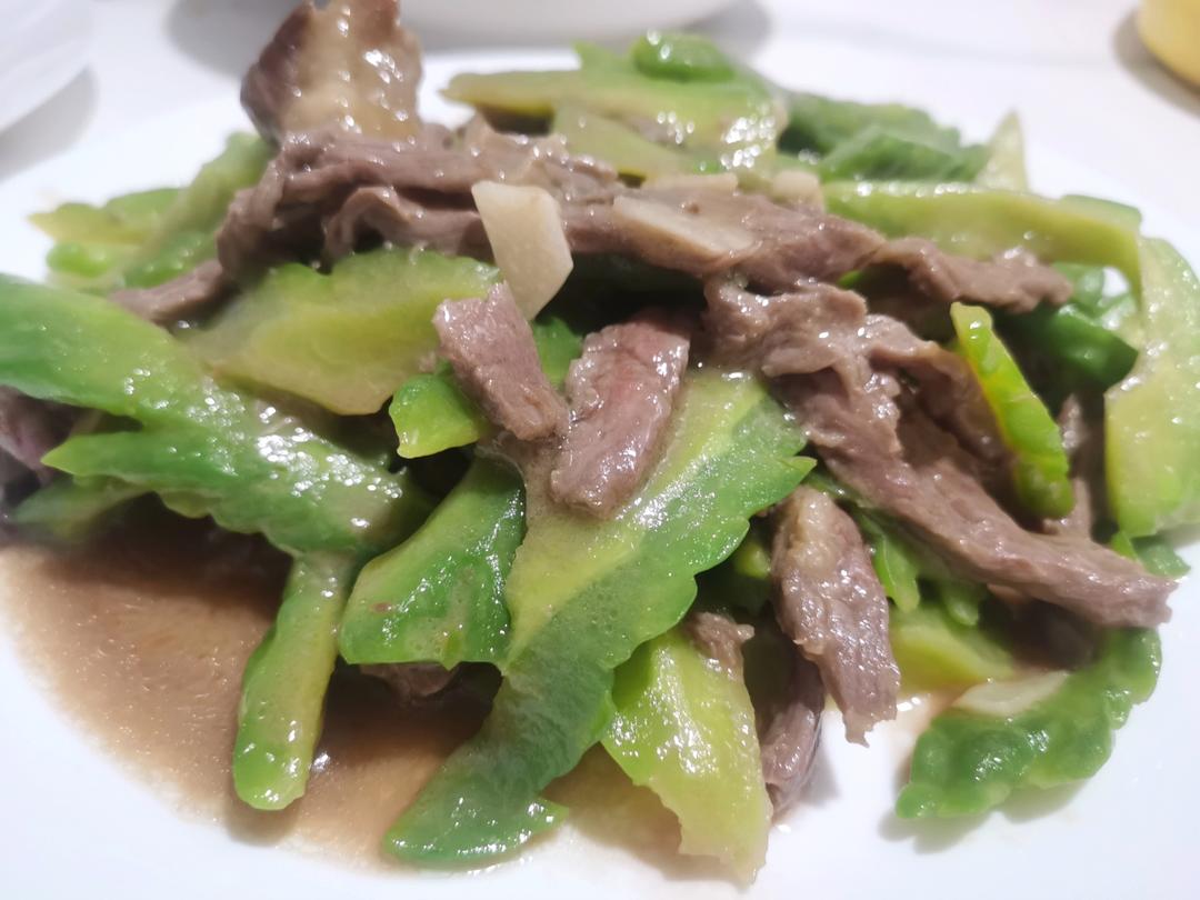 蚝油苦瓜牛肉