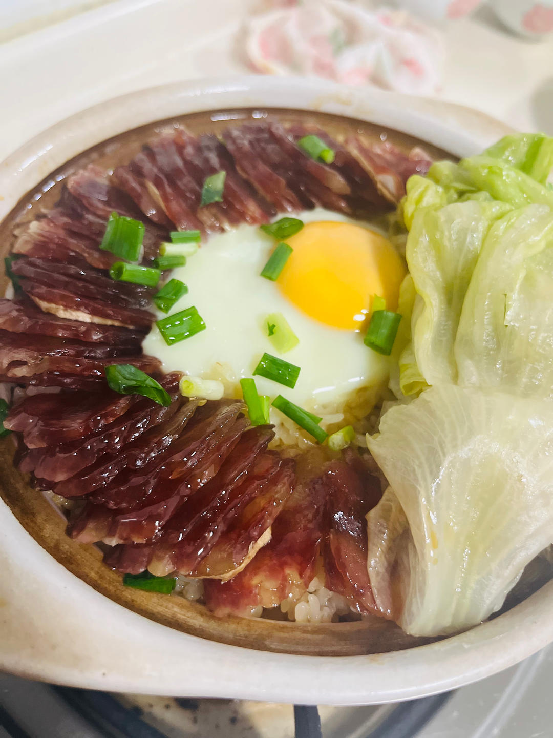 腊肠煲仔饭