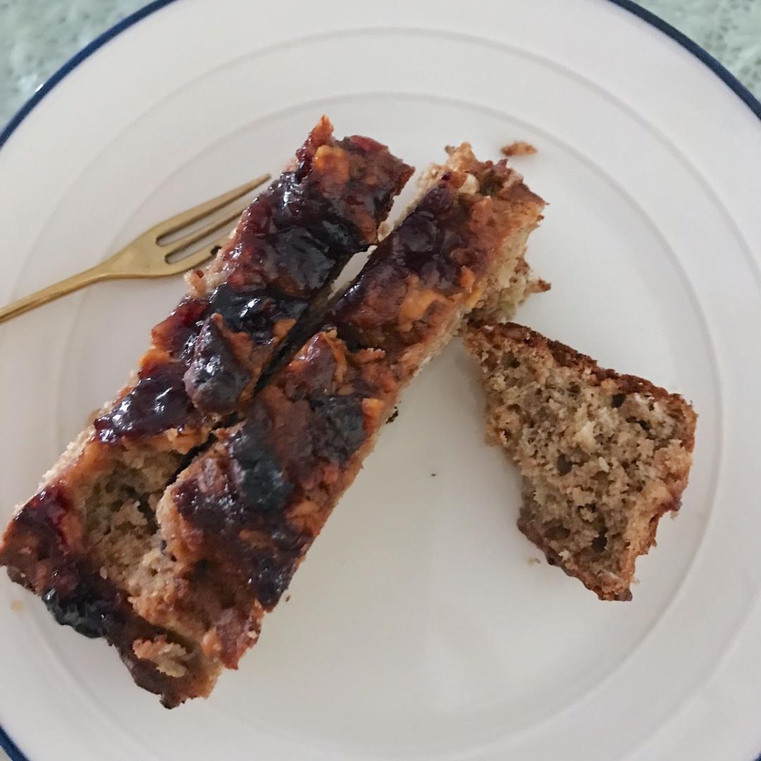 PB&J全麦快手面包丨健康·烘焙