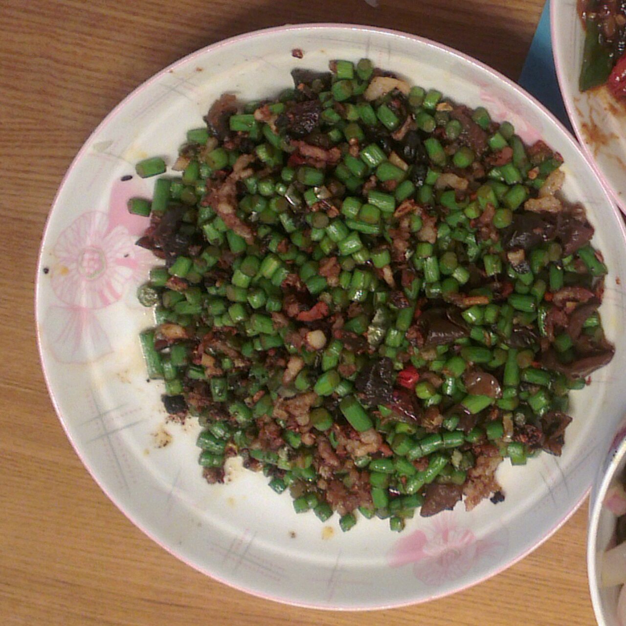 肉碎蒜苔粒