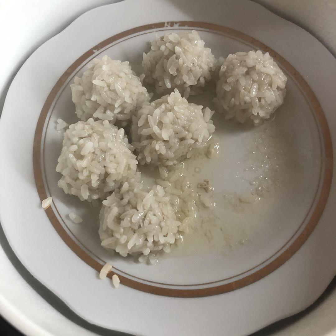 蒸糯米丸子