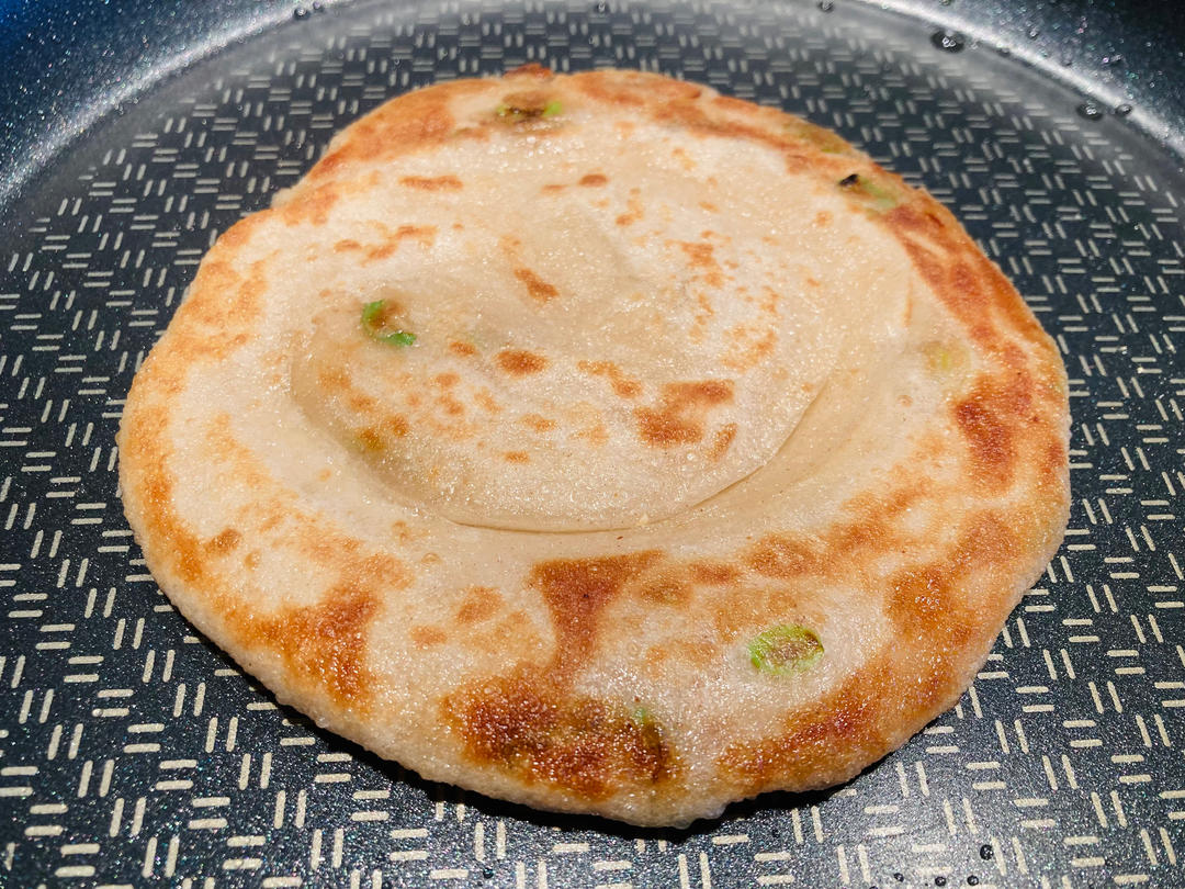 香酥千层饼，葱油饼，酥掉渣了