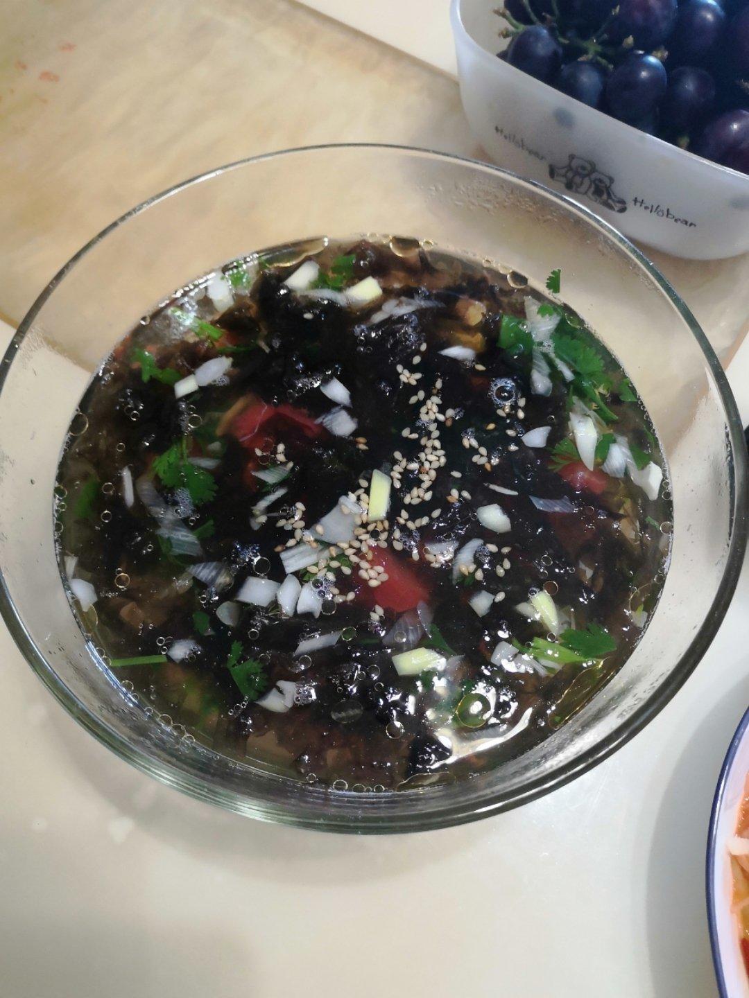 懒人简单虾皮紫菜汤