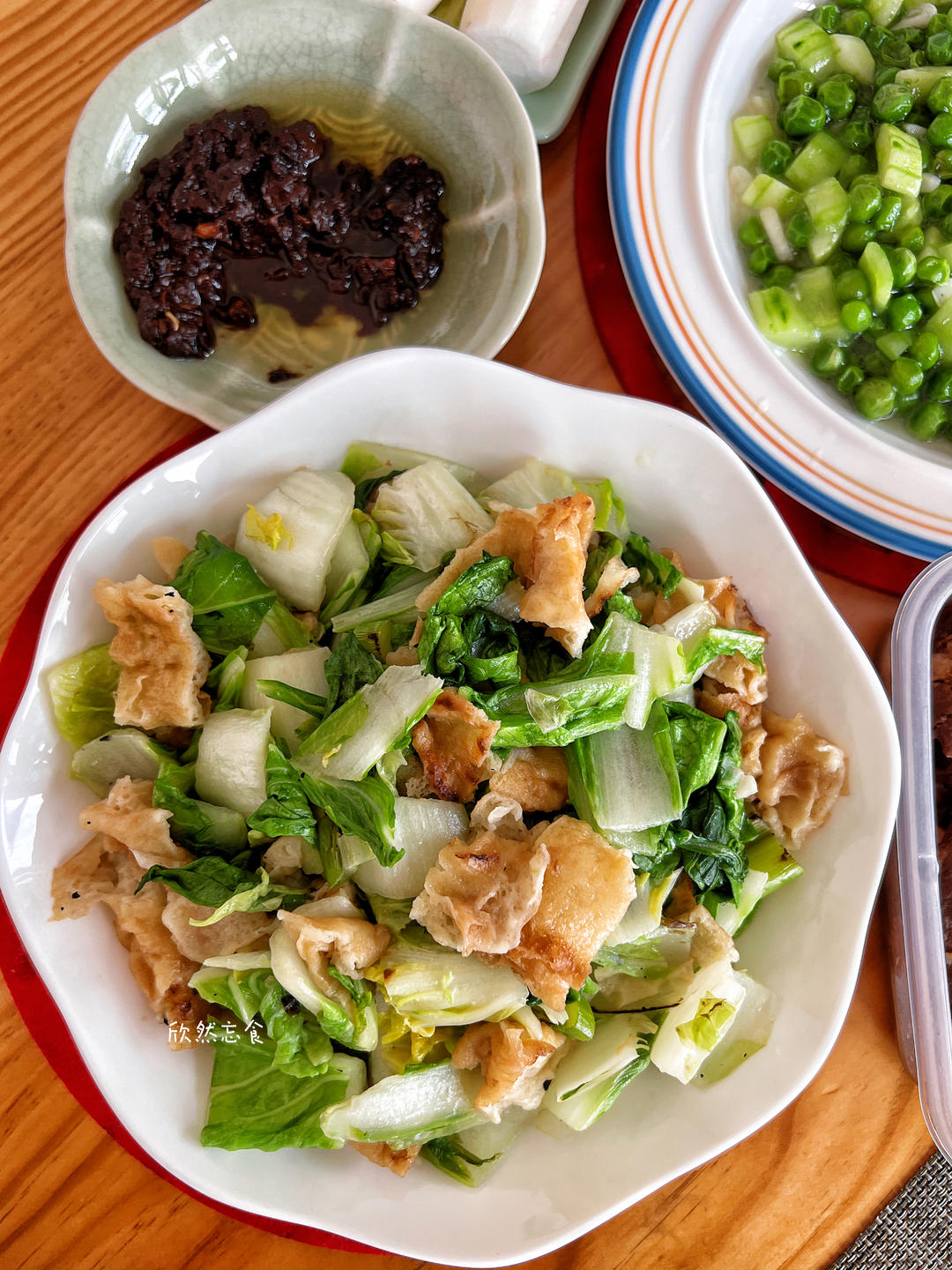 素食亦美味 🥬 5分钟搞定一个菜系列 (五)『黄瓜烧豌豆』低卡美味好享瘦💃