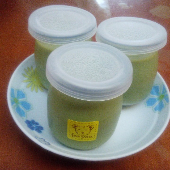 「半糖主义 · 抹茶」  抹茶豆腐布丁