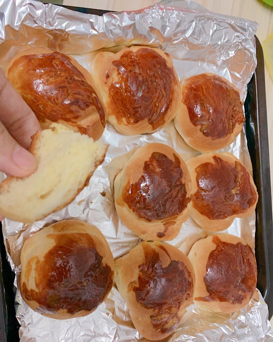 奶香小面包（面包机和面）