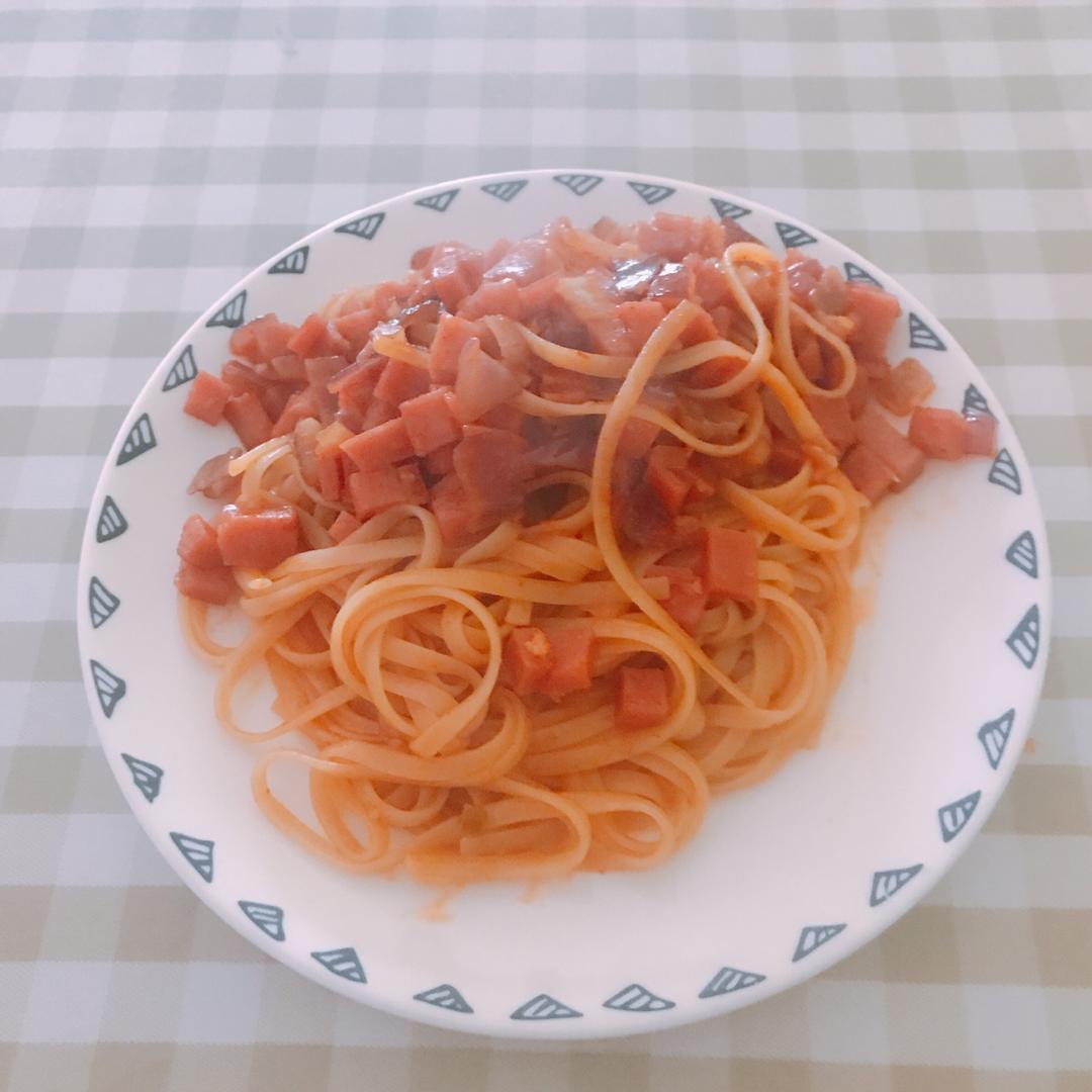 韩式午餐肉意大利面