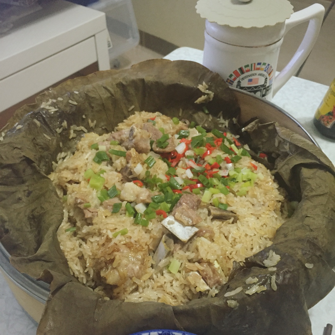 荷叶糯米排骨