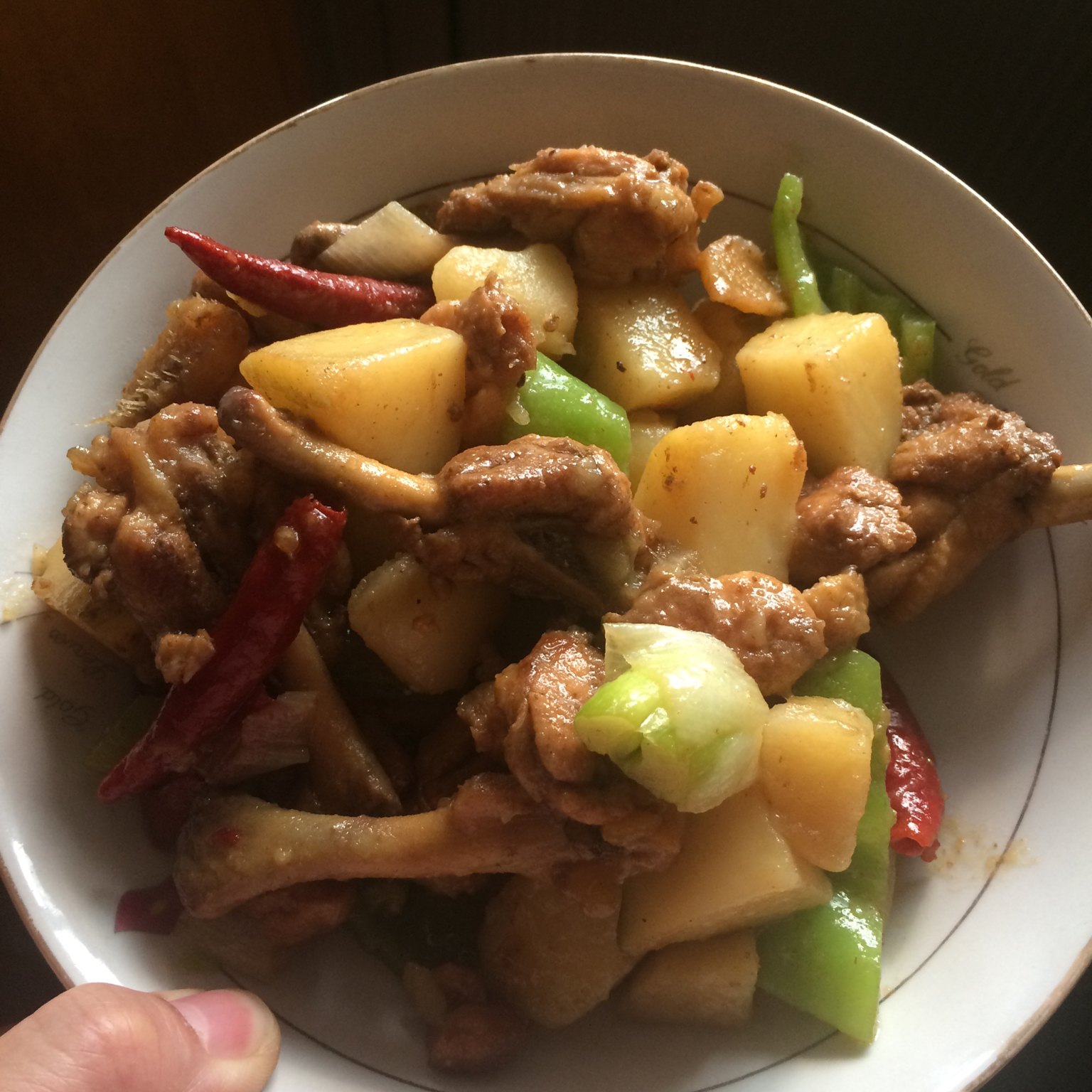 新疆大盘鸡 一个人的小盘鸡