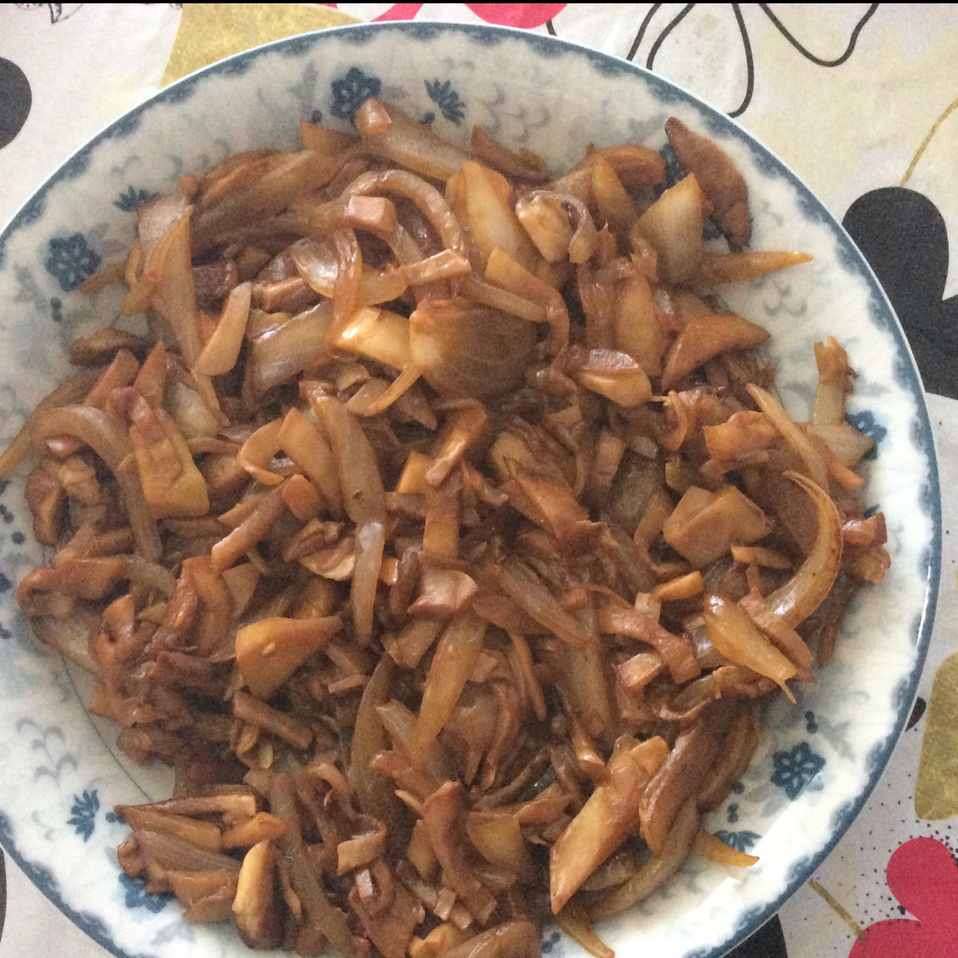 洋葱遇到杏鲍菇