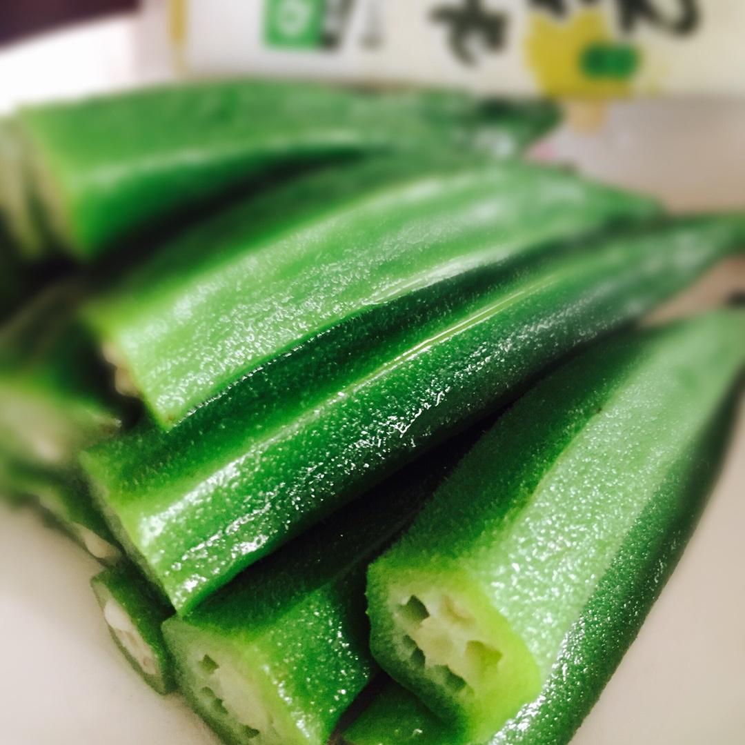 lily的小厨房做的秋葵刺身