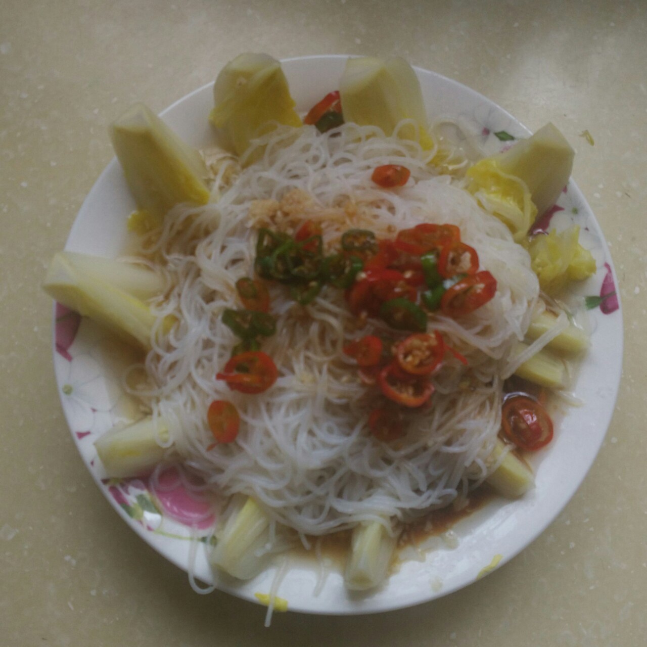 蒜蓉粉丝娃娃菜