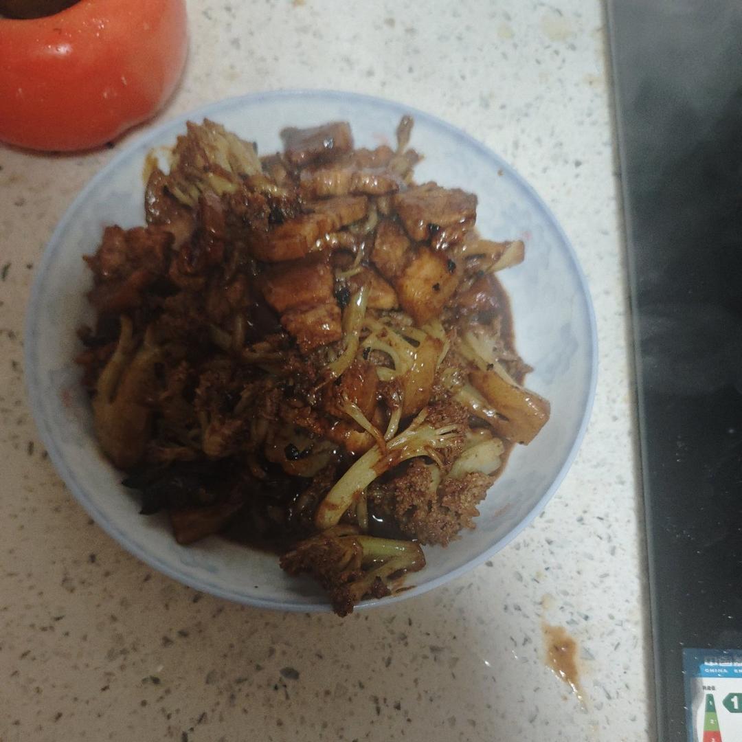 [新手绝不失败]菜花炒肉