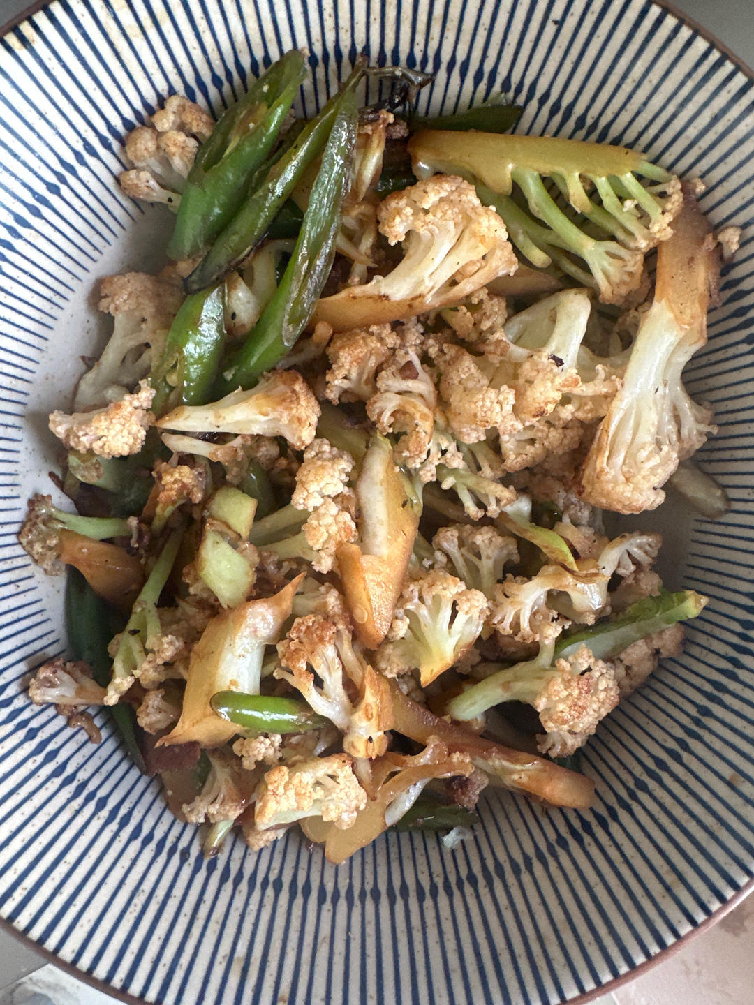 老丁的私房菜-干锅花菜