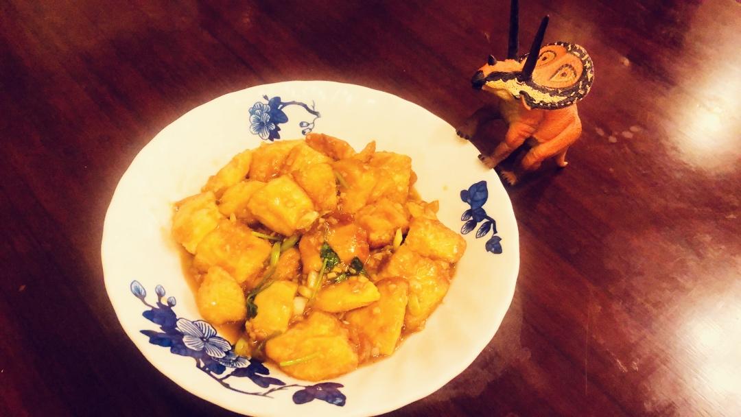 无敌好吃的香煎豆腐