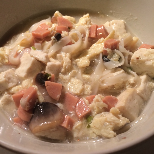肉糜豆腐蛋花羹