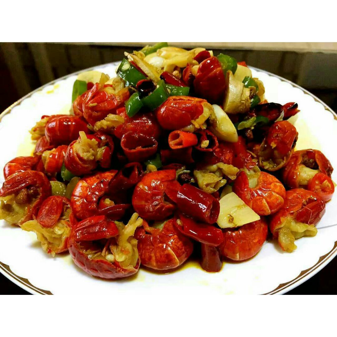 zipperleo做的香辣龙虾尾