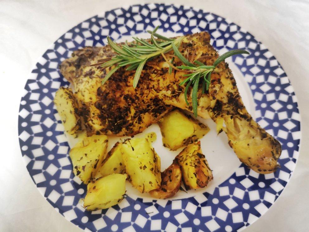 法式香料烤鸡腿