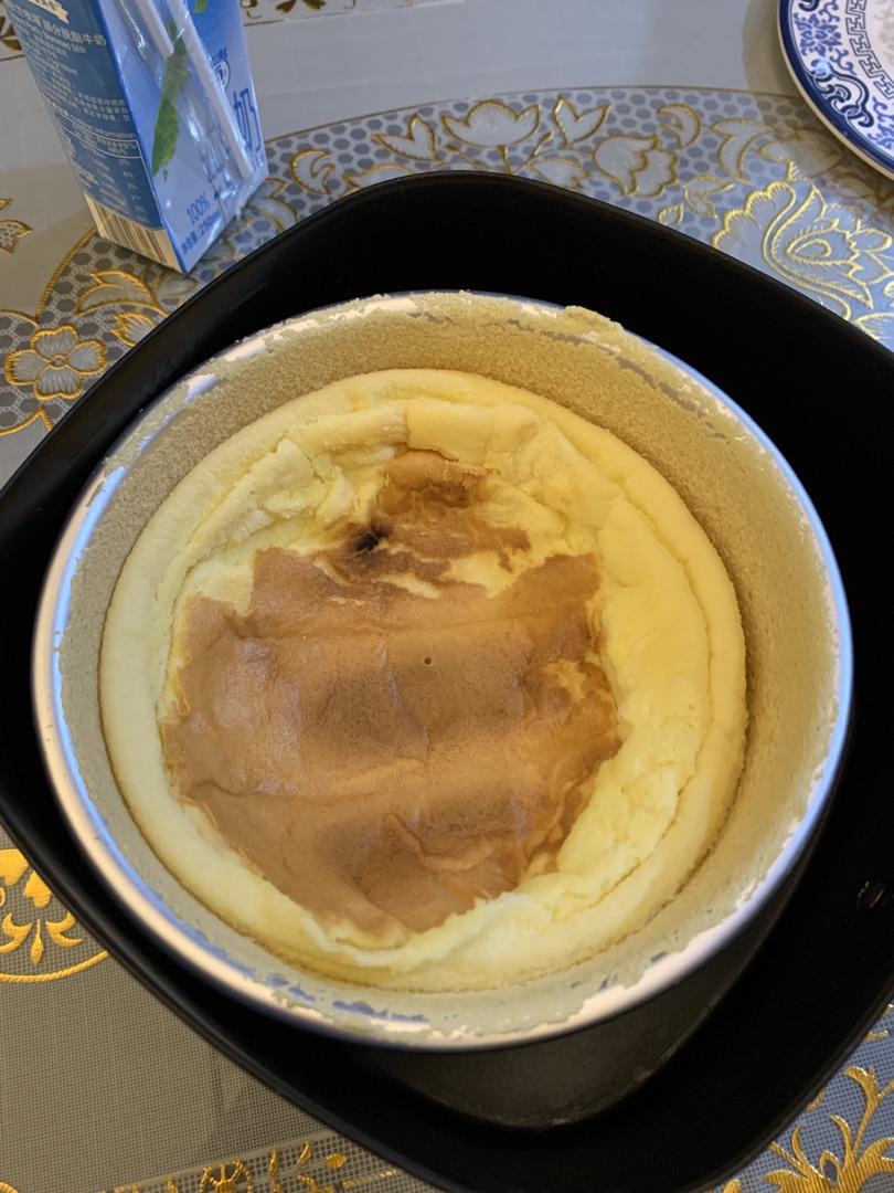 空气炸锅蛋糕 戚风（6寸超详细打蛋/脱模步骤）